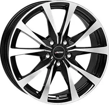 Autec Brixen 6,5x16 5/114,0 ET32 Schwarz poliert