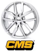 CMS C28 racing silver 7x17 ET50 - LK5/108 ML63.4 Alufelge silber