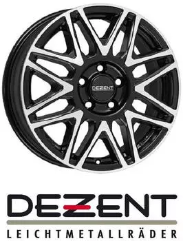 Dezent KH 6,5x16 5/108,0 ET47 Black/poliertshed