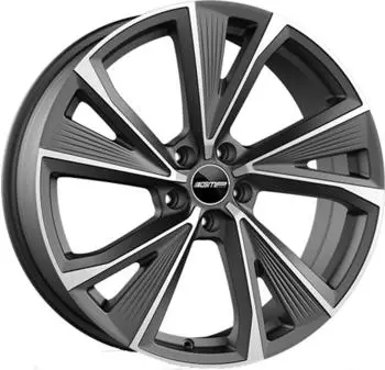 GMP Evento anthracite matt diamond 8x18 ET35 LK5/112 ML57.1 grau