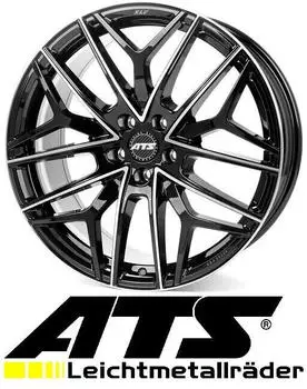 Absolute Tech Systems ATS ATS Passion diamant-schwarz frontpoliert 9x21 ET30 LK5/112 ML66.5 schwarz