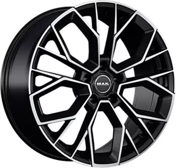 MAK Stilo black mirror 10x22 ET20 LK5/120 ML66.6 schwarz