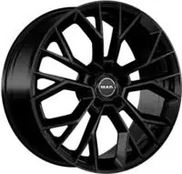 Mak Stilo gloss black 9x22 ET32 - LK5/120 ML63.4 Alufelge schwarz