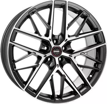 Momo Momo Momo RFX01 black matt polish 9.5x21 ET25 LK5/112 ML66.6 schwarz
