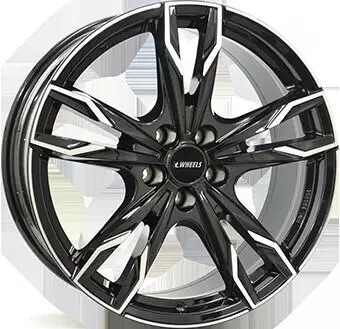 itWHEELS Gina (7.5x19) glanzschwarz poliert