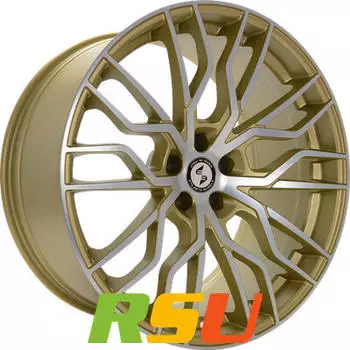 etabeta Medusa gold matt full polished 9.5x21 ET45 LK5/112 ML66.5 gold