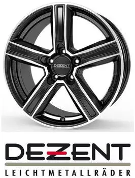 Dezent KG 9x18 5/130,0 ET45 Black/poliertshed