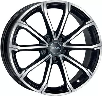 MAK DaVinci black mirror 6.5x17 ET32 LK5/114.3 ML66.1 schwarz