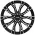 AEZ Toronto black/polished 9x20 ET42 LK5/112 ML57.1 schwarz