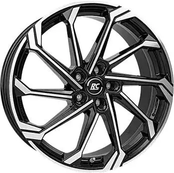 RC Design RC36 (7x17) schwarz glanz frontpoliert