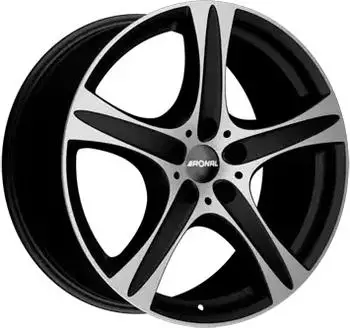Ronal R55 SUV 8.5x18 5/130 ET55 mattschwarz