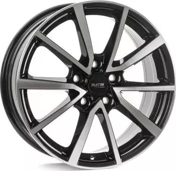 Platin P95 Diamond Black Front Polished 6.5x16 ET 32 4/108 Schwarz