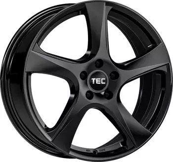 TEC by ASA TEC Speedwheels As5 Black Gloss 7.5x18 ET 38 5/105 Schwarz