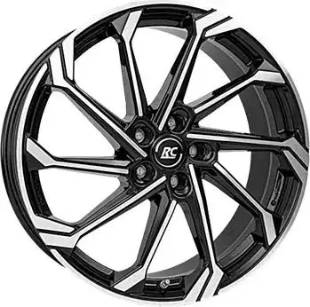RC Design Rc36 Black Gloss Fully Polished 8x20 ET 45 5X112 Schwarz