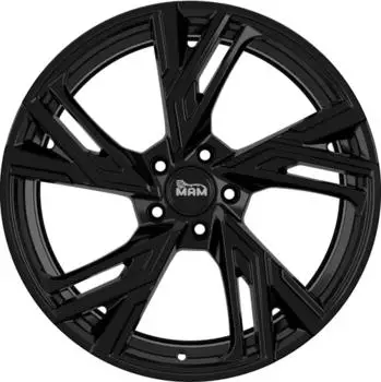 MAM Rs5 Black Painted Red Inside 7.5x17 ET 45 5/112 Rot