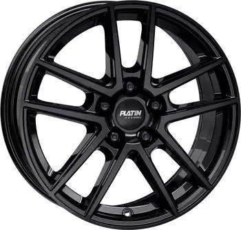 Platin P73 Diamond Black Front Polished 7x18 ET 43 5/112 Schwarz
