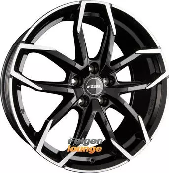 rial Lucca 7.5x17 5/108 ET45 schwarz frontpoliert