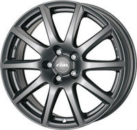 Rial Milano diamond-black 6.5x16 ET40 - LK4/100 ML63.3 Alufelge schwarz