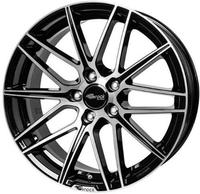 Brock B34 Schwarz Klar Matt Alufelge 17 Zoll ET35 5x114,3 ML72,6