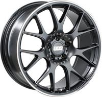 BBS CH-R schwarz matt 8.5x19 ET51 - LK5/130 ML71.6 Alufelge schwarz