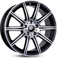 KESKIN KT16 BLACK FRONT POLISH 8,5x19 ET30 5.00x112.00 Hub Hole 66.60 mm - Alu felgen