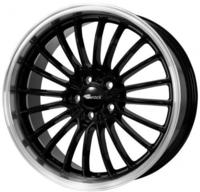 Brock B24 GP schwarz lackiert 8.5x19 ET45 - LK5/112 ML66.6 Alufelge schwarz