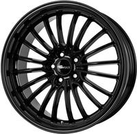 Brock B24 GP schwarz lackiert 8.5x19 ET32 - LK5/112 ML66.6 Alufelge schwarz