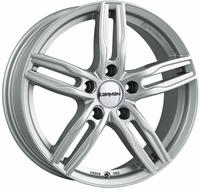 Carmani 14 Paul kristallsilber 6.5x16 ET38 - LK5/100 ML63.4 Alufelge silber