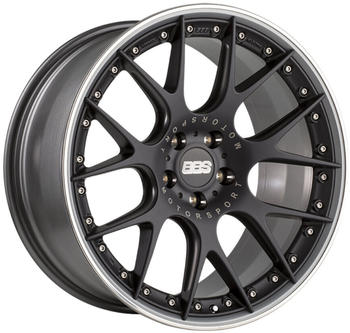 BBS CH-RII (9x20) schwarz matt Felgenbett Platinum Matt