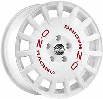 OZ Rally racing (8.5x19) race white mit roter schrift
