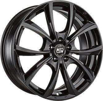 MSW Wheels 27 (7.5x17) glanz schwarz