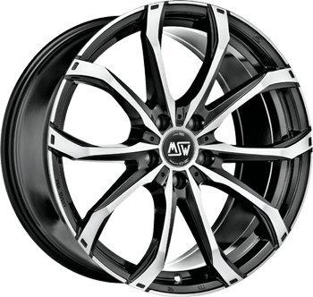 MSW Wheels 45 (6.5x16) schwarz matt vollpoliert