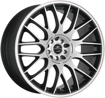 Barracuda Karizzma (8x18) Mattblack-Polished / Color Trim Weiss