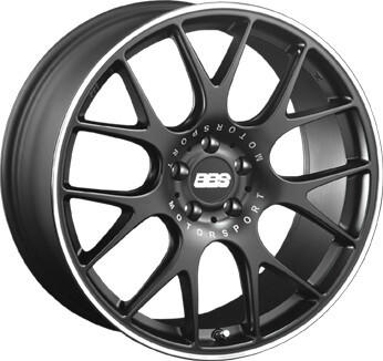 BBS Ch-R (9x18) Schwarz Matt