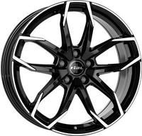 Rial Lucca Diamant-schwarz Frontpoliert Alufelge 18 Zoll ET45 5x112 ML70,1