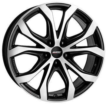 Alutec W10 (8.5x19) racing schwarz frontpoliert
