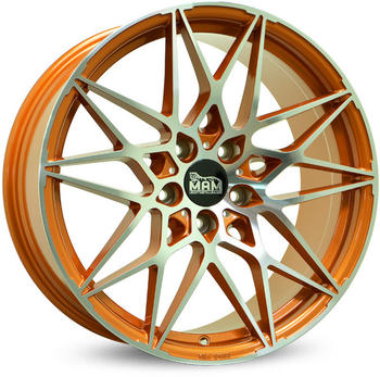 MAM Wheels MAM B2 (8.5x19) acid orange front polish