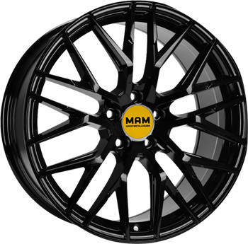 MAM RS4 (8.5x19) black painted
