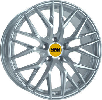 MAM RS4 (8x18) matt silver painted