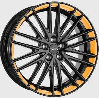 Oxigin 19 Oxspoke (8.5x19) schwarz neon orange foliert
