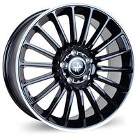 Keskin Wheels KT158018511245MBLP, Keskin Wheels Kt15 Matt Black Lip Polish 8x18...