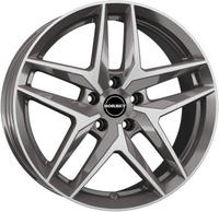 Borbet Z mistral anthracite glossy polished 8x18 ET31 - LK5/112 ML66.5 Alufelge grau