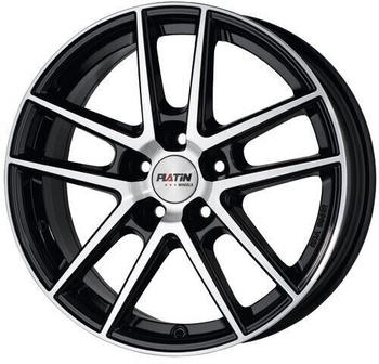 Platin P 73 8x18 diamantschwarz, Front poliert