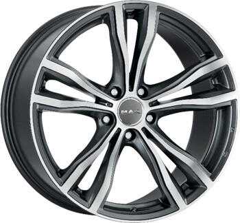 MAK Wheels X-Mode 10x21 Gun Metal - Mirror Face