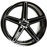 Oxigin 18 Concave Black Full Polish HD Alufelge 19 Zoll ET25 5x120 ML76,9