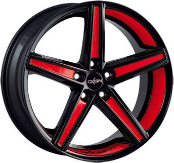 Oxigin 18 Concave (9,5x19) Foil Red Rim base and Spokes