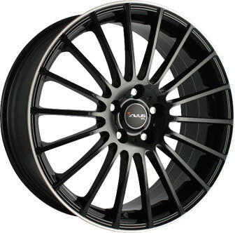 AVUS Racing AC-M03 (8x19) schwarz randpoliert