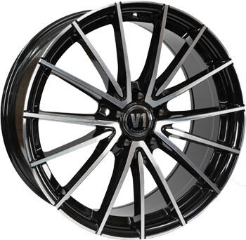 V1 Wheels V2 (8x18) schwarz front poliert