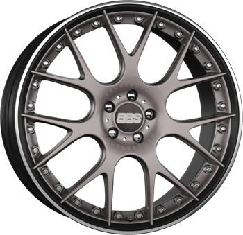 BBS Ch-R Ii (11,5x21) platinum schwarz