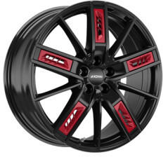 Ronal R67 (8,5x20) Red Right jetblack